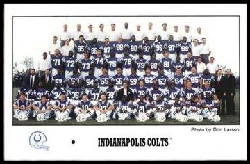 1 Colts Team Card